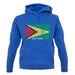 Guyana Barcode Style Flag unisex hoodie