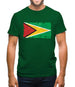 Guyana Grunge Style Flag Mens T-Shirt