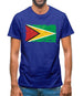 Guyana Grunge Style Flag Mens T-Shirt