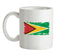 Guyana Grunge Style Flag Ceramic Mug