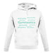 Gymnastics Language unisex hoodie