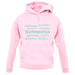 Gymnastics Language unisex hoodie