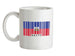 Haiti Barcode Style Flag Ceramic Mug