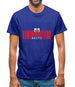 Haiti Barcode Style Flag Mens T-Shirt