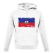 Haiti Grunge Style Flag unisex hoodie