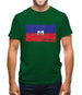 Haiti Grunge Style Flag Mens T-Shirt