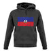 Haiti Grunge Style Flag unisex hoodie
