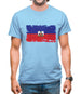 Haiti Grunge Style Flag Mens T-Shirt