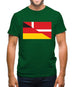 Half German Half Danish Flag Mens T-Shirt