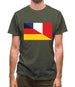 Half German Half French Flag Mens T-Shirt