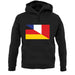 Half German Half French Flag unisex hoodie
