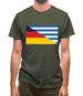 Half German Half Greek Flag Mens T-Shirt