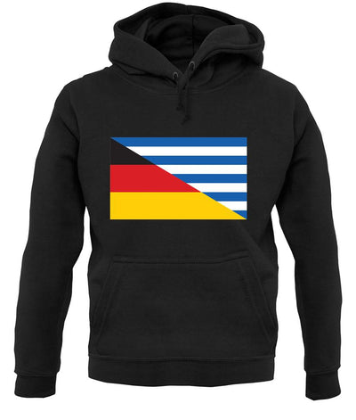 Half German Half Greek Flag unisex hoodie