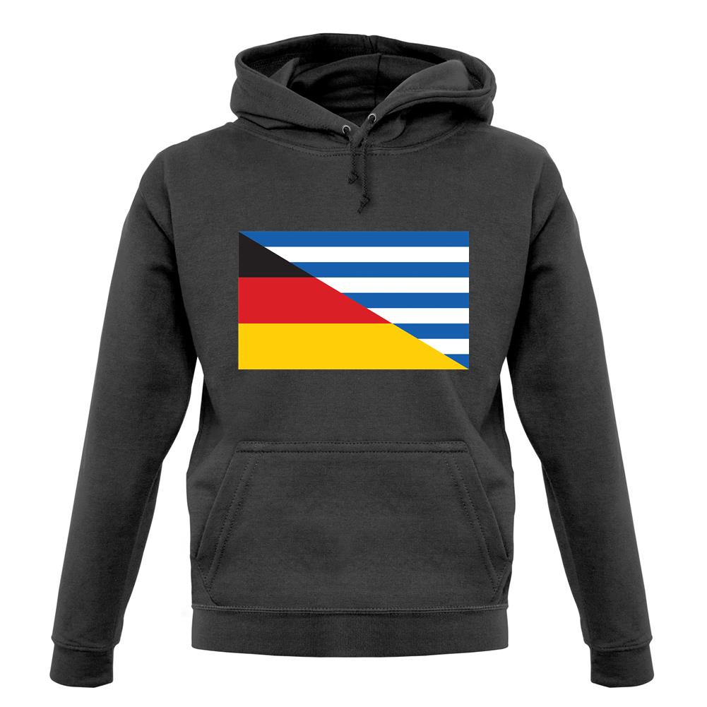 Half German Half Greek Flag unisex hoodie