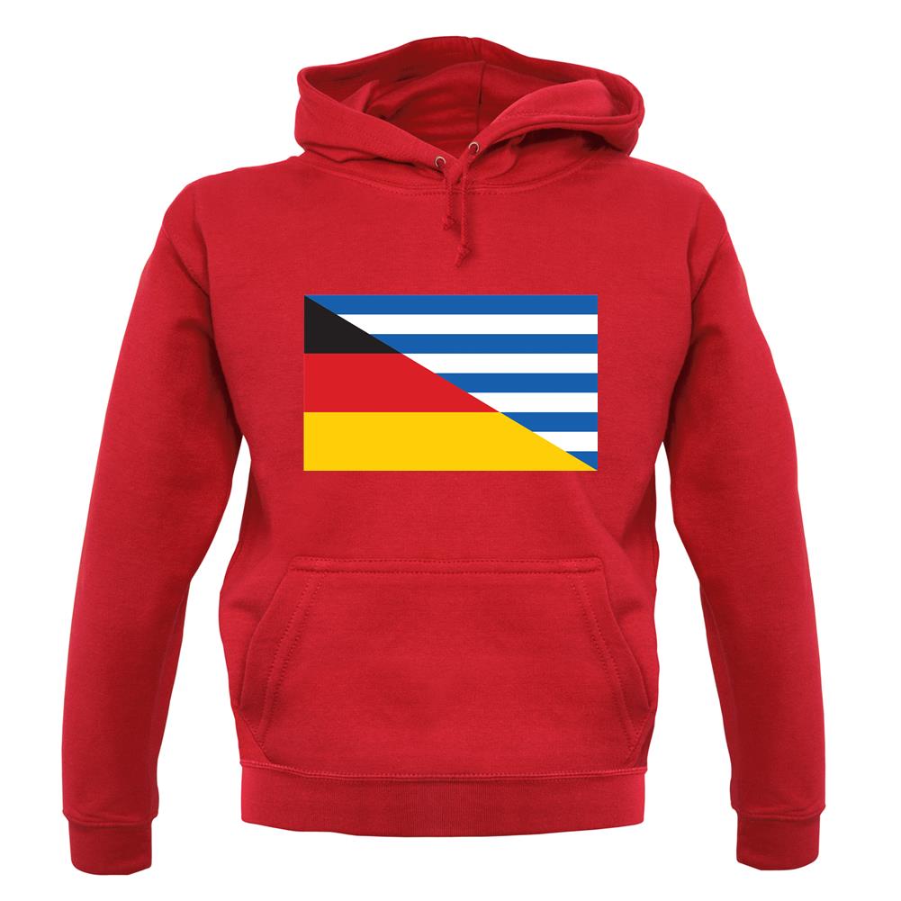 Half German Half Greek Flag unisex hoodie