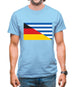 Half German Half Greek Flag Mens T-Shirt