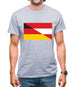 Half German Half Austrian Flag Mens T-Shirt