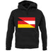 Half German Half Austrian Flag unisex hoodie