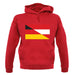 Half German Half Austrian Flag unisex hoodie