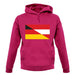 Half German Half Austrian Flag unisex hoodie