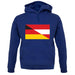 Half German Half Austrian Flag unisex hoodie