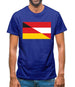 Half German Half Austrian Flag Mens T-Shirt
