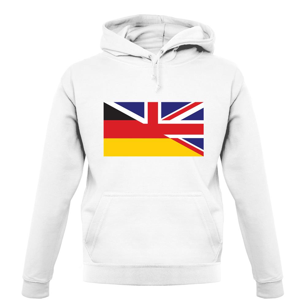 Half German Half British Flag unisex hoodie
