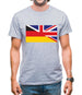 Half German Half British Flag Mens T-Shirt