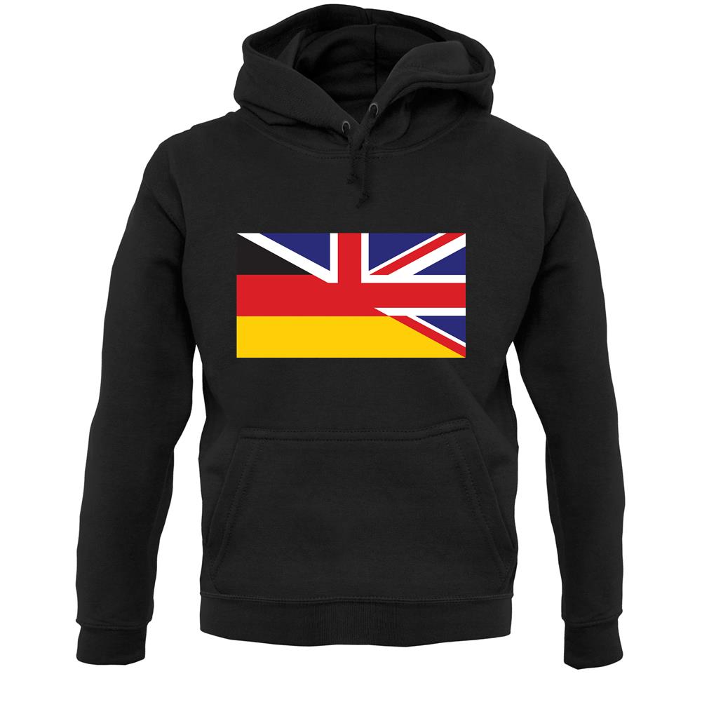 Half German Half British Flag Unisex Hoodie