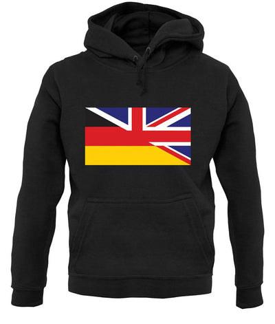 Half German Half British Flag unisex hoodie