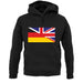 Half German Half British Flag unisex hoodie