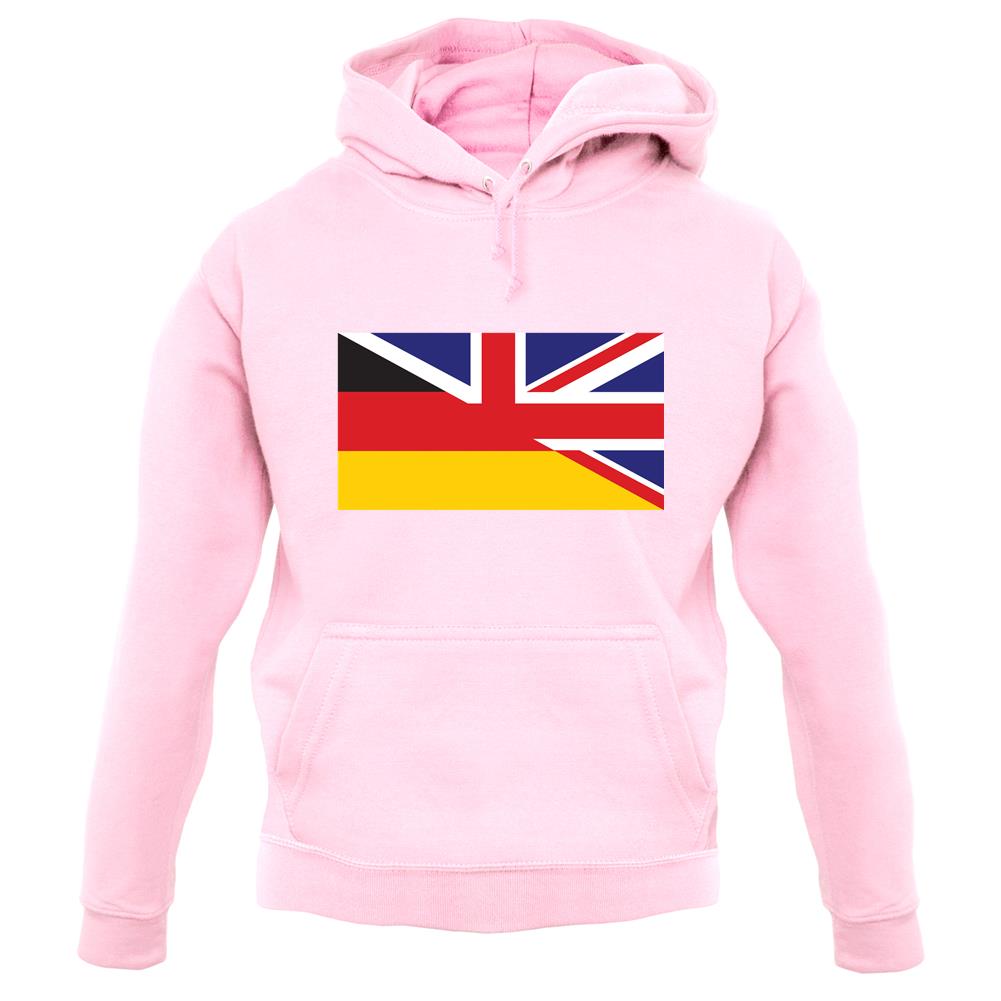 Half German Half British Flag unisex hoodie