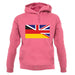 Half German Half British Flag unisex hoodie