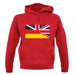 Half German Half British Flag unisex hoodie