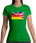 Half German Half British Flag Womens T-Shirt