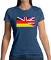 Half German Half British Flag Womens T-Shirt