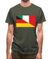 Half German Half Italian Flag Mens T-Shirt