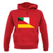 Half German Half Italian Flag unisex hoodie