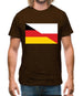 Half German Half Polish Flag Mens T-Shirt