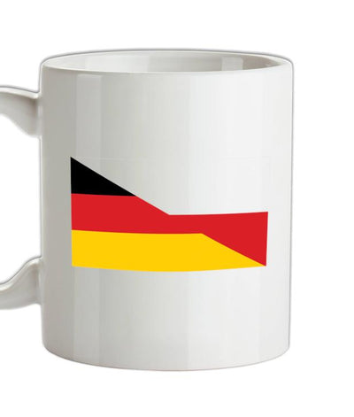Half German Half Polish Flag Ceramic Mug