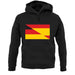 Half German Half Spanish Flag unisex hoodie