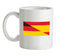 Half German Half Spanish Flag Ceramic Mug