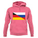 Half German Half Russian Flag unisex hoodie