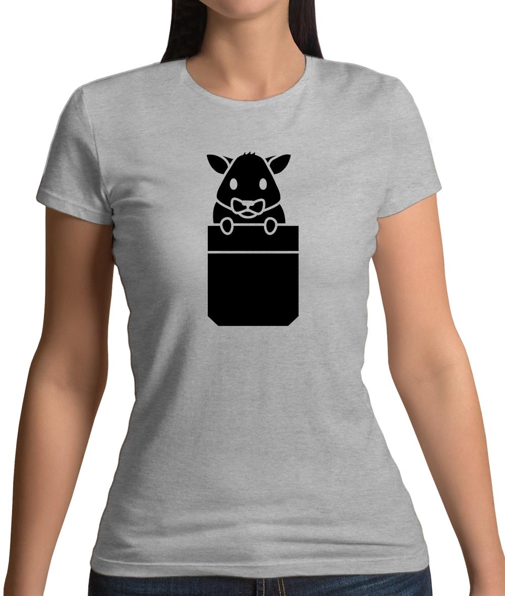 Pocket Hamster Womens T-Shirt