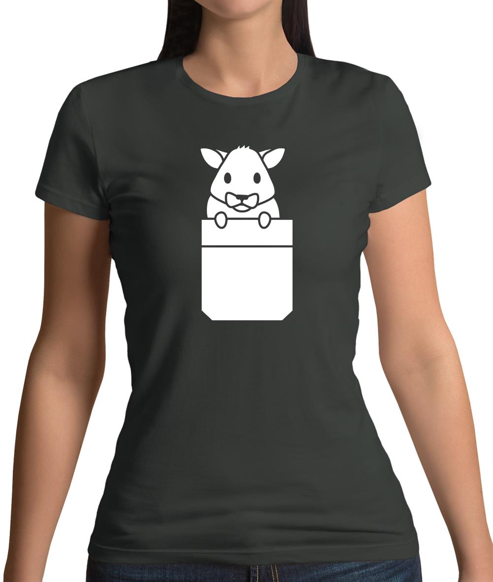 Pocket Hamster Womens T-Shirt