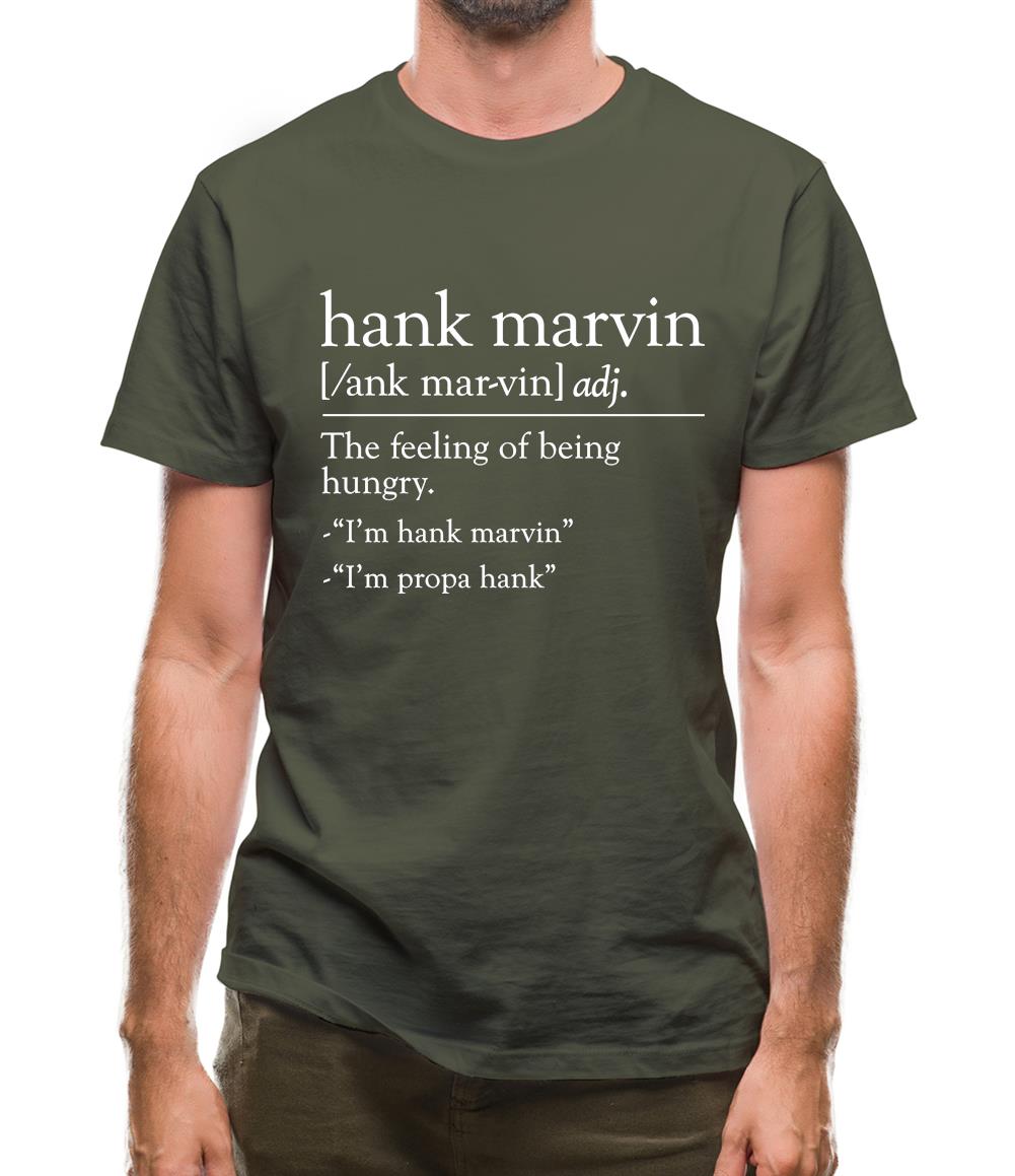 Hank Marvin Definition Mens T-Shirt