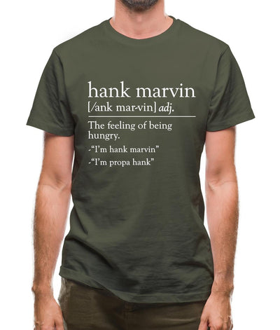 Hank Marvin Definition Mens T-Shirt