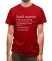 Hank Marvin Definition Mens T-Shirt