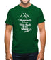 Happiness Is Making Fresh Tracks In The Snow Mens T-Shirt