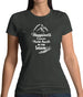 Happiness Is Making Fresh Tracks In The Snow Womens T-Shirt